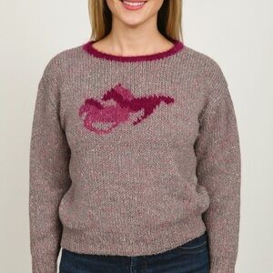 Vintage horses sweater